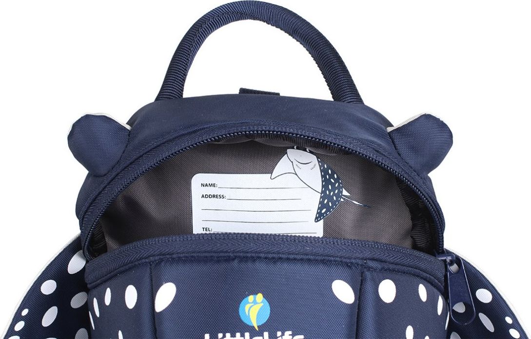 LittleLife Animal Toddler Backpack Recycled; 2l; stingray - obrázek 2
