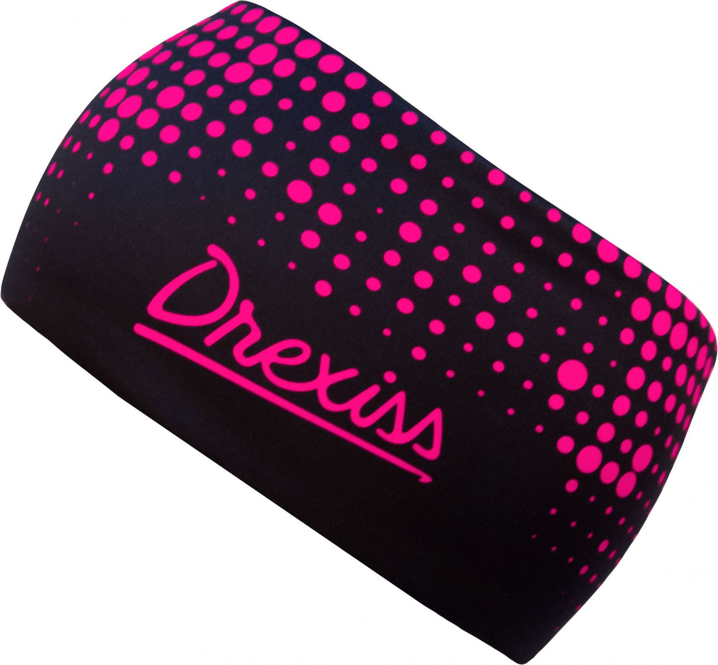 Drexiss funkční čelenka DOTS - BLACK PINK jaro/léto velikost: DOSPĚLÁ - obrázek 1