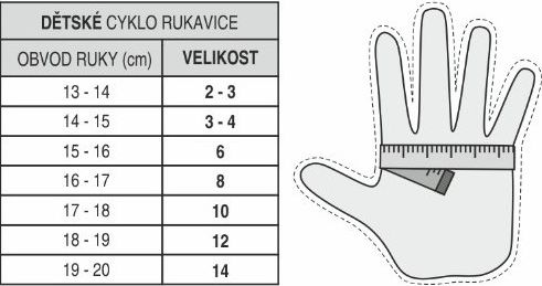 Dětské cyklistické rukavice R2 HOPPY ATR48D oranžové věk: 6 - obrázek 2