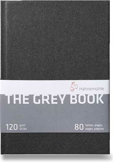 Hahnemühle Skicář Grey Book A5, 40 listů - obrázek 1