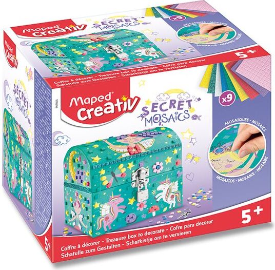 Maped Sada Creativ Secret Mosaics Jewellery box pokladnička - obrázek 1