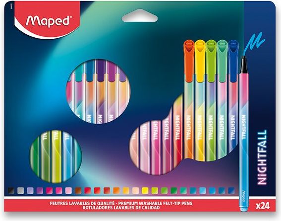 Maped Dětské fixy Color'Peps Deco Nightfall 24 ks 4402 - obrázek 1