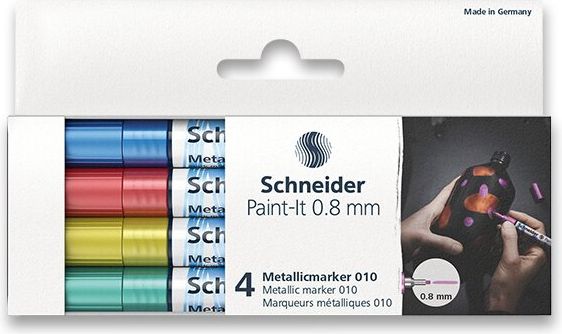 Schneider Metalický popisovač Paint-It 010 souprava V2, 4 barvy - obrázek 1