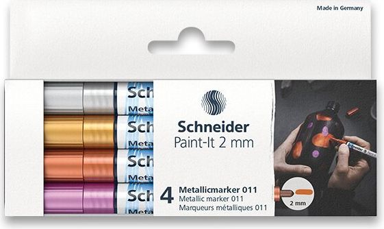 Schneider Metalický popisovač Paint-It 011 souprava V1, 4 barvy - obrázek 1