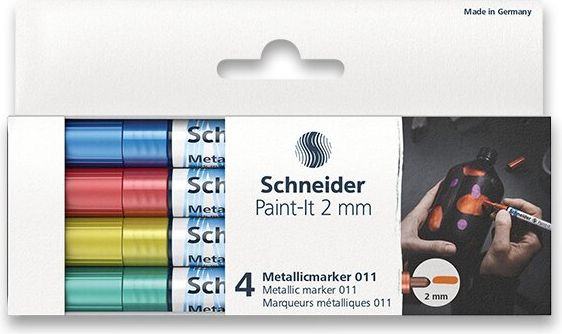 Schneider Metalický popisovač Paint-It 011 souprava V2, 4 barvy - obrázek 1