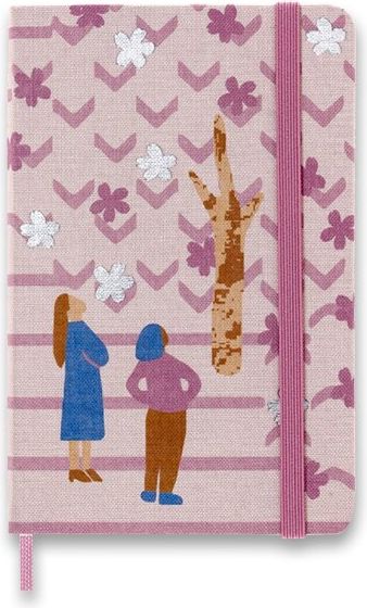 Moleskine Zápisník Sakura 2022 Couple A6 linkovaný - obrázek 1