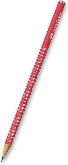 Faber-Castell Grafitová tužka Sparkle - perleťové odstíny červená 118240 - obrázek 1