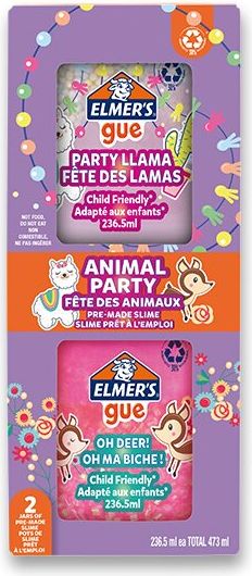 ELMER´S Sada Animal Party Gue 236,5 ml, 2 ks - obrázek 1