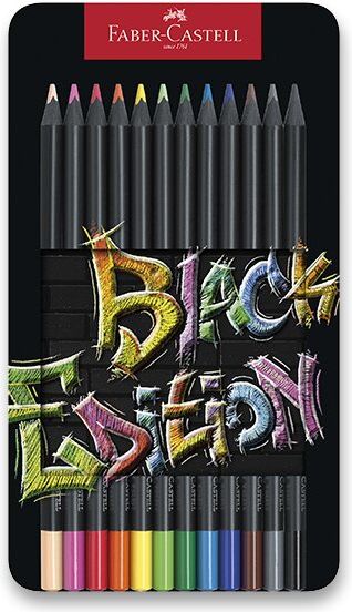 Faber-Castell Pastelky Black Edition 12 ks  1164 - obrázek 1