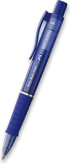 Faber-Castell Kuličková tužka Poly Ball View modrá 145751 - obrázek 1