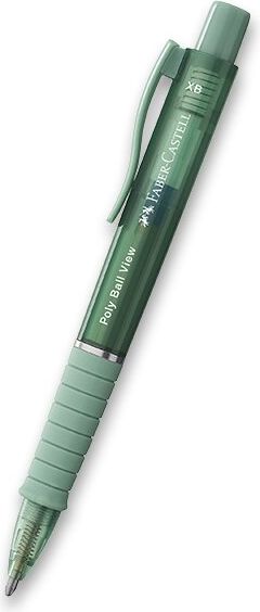 Faber-Castell Kuličková tužka Poly Ball View zelená 145754 - obrázek 1