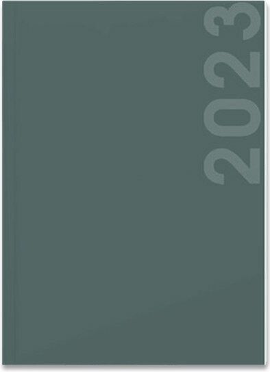 Karton P+P Diář Green A5, denní, šedý 2023 - obrázek 1