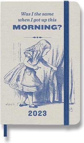 Moleskine Diář 2023 Alice Blue, tvrdé desky A6 týdenní, modrý - obrázek 1