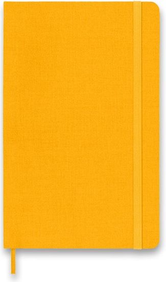 Moleskine Zápisník Silk - tvrdé desky oranžová L, linkovaný - obrázek 1