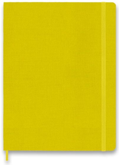 Moleskine Zápisník Silk - tvrdé desky žlutá XL, linkovaný - obrázek 1