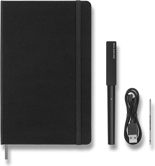 Moleskine Zápisník a pero Smart Writing zápisník linkovaný, L - obrázek 1