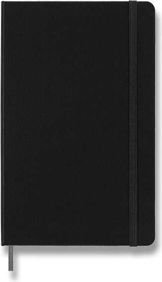 Moleskine Zápisník Smart Writing L, linkovaný, černý A5 - obrázek 1