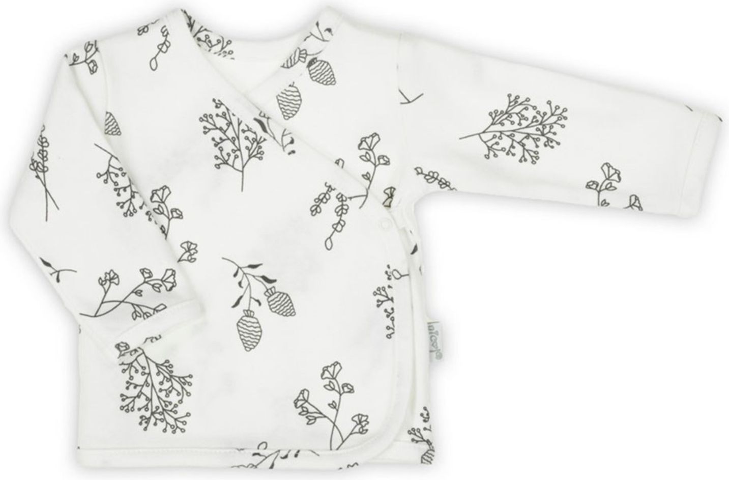 Kojenecká bavlněná košilka Nicol Ella bílá - obrázek 1