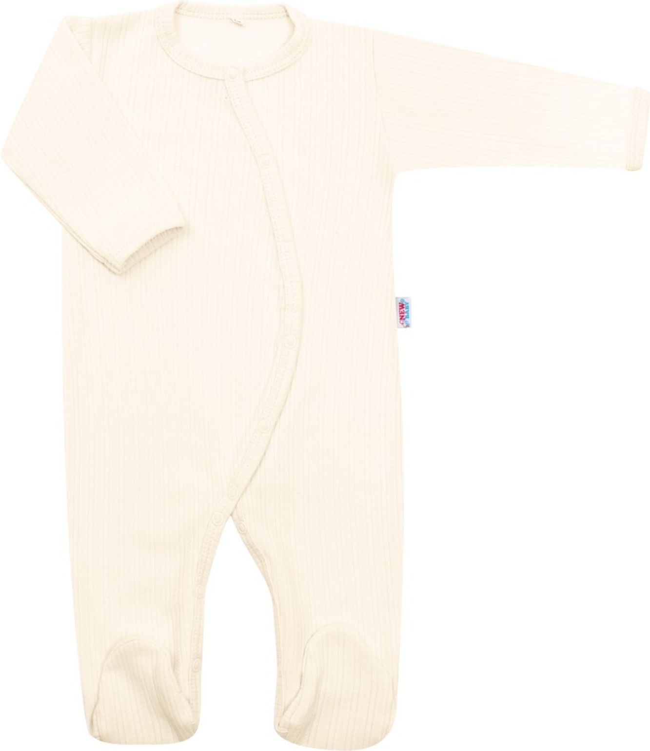 Kojenecký bavlněný overal New Baby Sweetie vanilka - obrázek 1