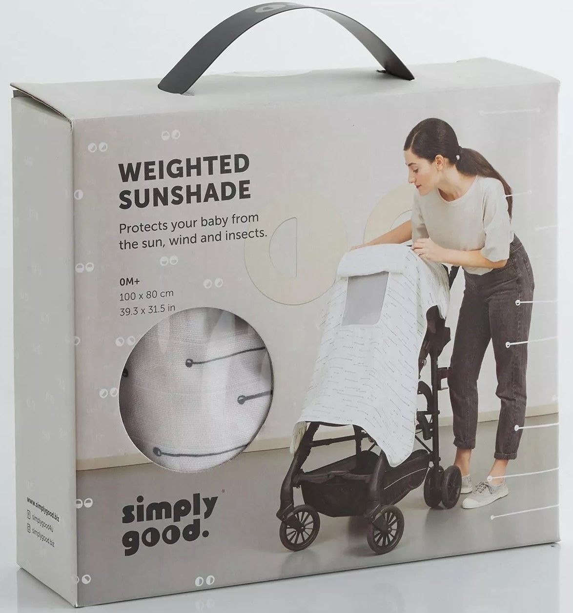 Simply Good – sluneční clona na kočárek LINKY - obrázek 3