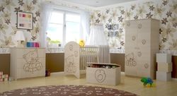 Dětská postýlka dřevěná - KOČIČKA A ŤAPKY přírodní - BabyBoo - obrázek 5