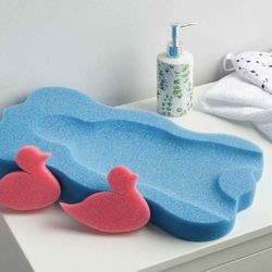Lehátko do vaničky pěnové - SENSILLO MIDI modré - 46cm - obrázek 3