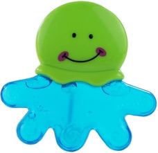 Kousátko plastové chladící - CHOBOTNICE zeleno-modrá - BabyMix - obrázek 1