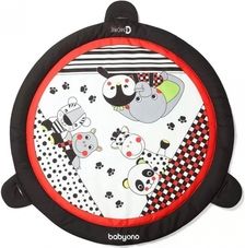 Velká hrací deka s hrazdičkami - PANDA bílo-černo-červená - BabyOno - obrázek 3