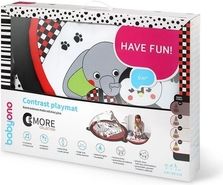 Velká hrací deka s hrazdičkami - PANDA bílo-černo-červená - BabyOno - obrázek 7