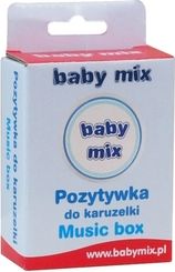 Náhradní hrací strojek do kolotoče nad postýlku - BABY MIX  bílý - obrázek 2