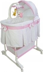 Multifunkční kolébka s výbavou - SWEET MELODY simply pink - MillyMally - obrázek 1