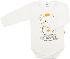 Souprava 2-dílná bavlna body a tepláčky - FUNNY smetanová s khaki - vel.56 - obrázek 3