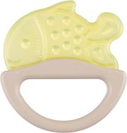 Dětské kousátko s chrastítkem silikonové - RYBIČKA žluté - Canpol - obrázek 1