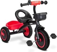 Dětská tříkolka s košíky - EMBO červená - Toyz - obrázek 1