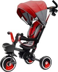 Dětská tříkolka multifunční 5v1 - RELAX 360° červená - BabyMix - obrázek 1