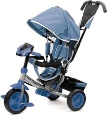 Dětská tříkolka s LED světly a zvuky - LUX TRIKE modrá - BabyMix - obrázek 1