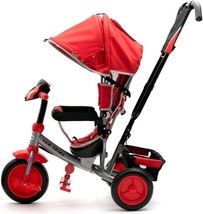 Dětská tříkolka s LED světly a zvuky - LUX TRIKE modrá - BabyMix - obrázek 2