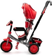 Dětská tříkolka s LED světly a zvuky - LUX TRIKE modrá - BabyMix - obrázek 4