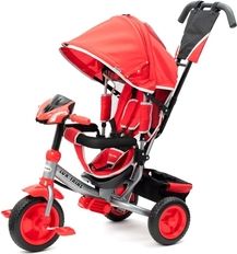 Dětská tříkolka s LED světly a zvuky - LUX TRIKE červená - BabyMix - obrázek 1