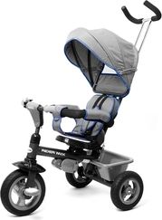 Dětská tříkolka multifunkční 5v1 - RIDER 360° světle šedá - BabyMix - obrázek 1