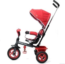 Dětská tříkolka multifunkční 5v1 - RIDER 360° růžová - BabyMix - obrázek 3