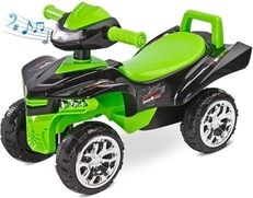Dětské odrážedlo plastové se zvuky - ČTYŘKOLKA MINIRAPTOR zelená - Toyz - obrázek 1