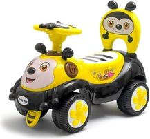 Dětské jezdítko/Odrážedlo plastové se zvuky - HAPPY BEE žluté - BabyMix - obrázek 1