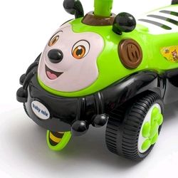 Dětské jezdítko/Odrážedlo plastové se zvuky - HAPPY BEE žluté - BabyMix - obrázek 3