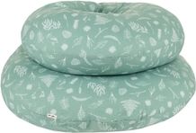 Kojící relaxační polštář bavlna - PREMIUM BOHO větvičky na zeleném - BabyNellys - obrázek 1
