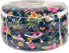 Kojící relaxační polštář bavlna - PREMIUM BOHO květy tmavě modrý - BabyNellys - obrázek 5