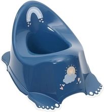 Dětský nočník plastový protiskluzový - METEO modrý navy - Tega - obrázek 1