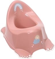 Dětský nočník plastový protiskluzový - METEO pudrově růžový - Tega - obrázek 1