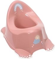 Hrající dětský nočník protiskluzový - METEO pudrově růžový - Tega - obrázek 1