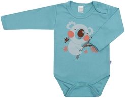 Kojenecká souprava 2-dílná tepláčky a body - REBEL mint - vel.86 - obrázek 2